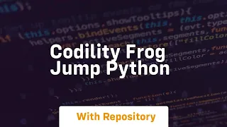 codility frog jump python