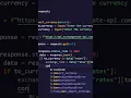 Currency Convertor app in 50 sec using Python python for beginners