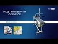 Inkjet Printer with Conveyor Smart Pack Batch Coding Machine Contact - 9109108483