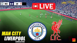 LIVE Manchester City Vs Liverpool Derby EFootball PES 21 Video Game SImulation 