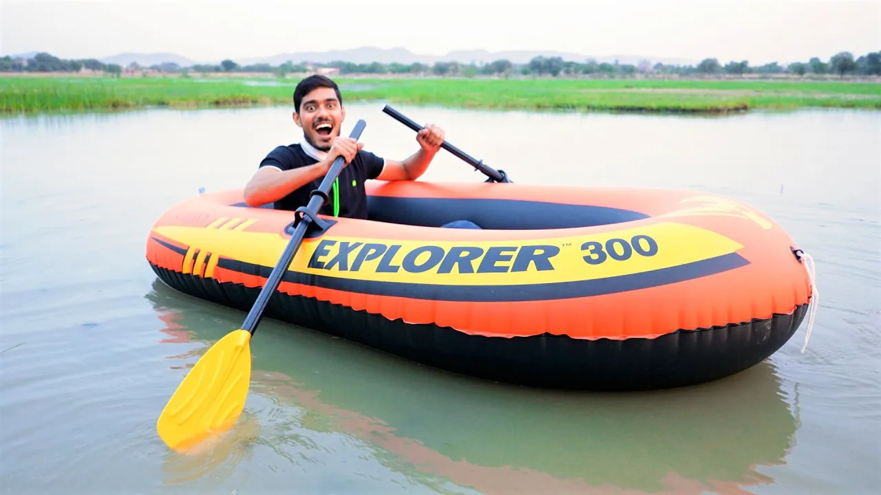Unboxing Air Inflatable Boat- Explorer 300 | हवा भरो और पानी में तैरो |