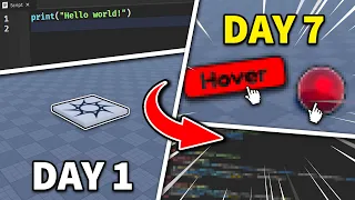 I Learned Roblox SCRIPTING In Only 7 Days