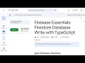 Firebase Essentials Firestore Database Write with TypeScript gem-firebase-firestore-write-typescript
