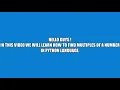 How to find multiples of a number in Python