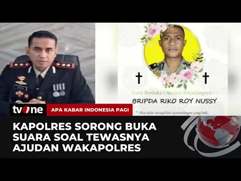 Ajudan Wakapolres Ditemukan Tewas, Kapolres Sorong Beberkan Hasil olah TKP