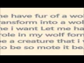 Wolf Spell No full moon needed