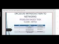 Introduction To Network - Problem Based Task