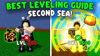 How to Level Up FAST in Second Sea Blox Fruits Leveling Guide 2026 Roblox