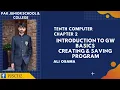 10th Computer Ch 2 Introduction to GW BASIC Creating Saving Program