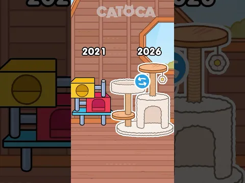 Toca Boca items: 2021 vs 2026 🎮 New part!