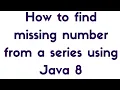 Find Missing Number in an Array