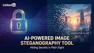 I Built an AI That Hides Secret Messages Inside Images Python Steganography AI TuhininAIML