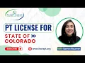 PT License Requirements 2026 Colorado State Facts PT