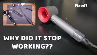 Dyson Hair dryer FLASHING LIGHTS fix What Happened