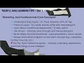 Java Learning Tip - Day 1 Master Core Concepts Beginner Java Roadmap 2025