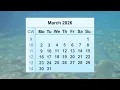 March 2026 Calendar
