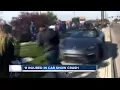 shows Porsche crashing into crowd at Boise car show