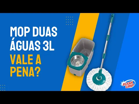 Download MP3 MOP Giratório Duas Águas Balde 3 Litros com Cesto Inox Flash Limp MOP7504 - Vale a Pena? Funciona?