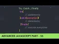 Learn Try and Catch Finally Block - Advance JavaScript Tutorial Part