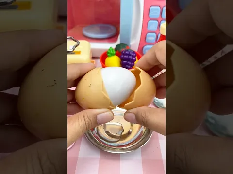 Satisfying with Unboxing & Review Miniature Kitchen Set Toys Cooking Video | ASMR Videos no music