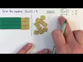 Solve equations with the distributive property