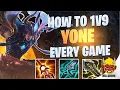 WILD RIFT How To 1v9 As Yone EVERY GAME Challenger Yone Gameplay Guide Build