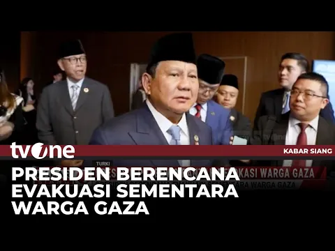 Presiden Prabowo Bantah Relokasi Warga Gaza