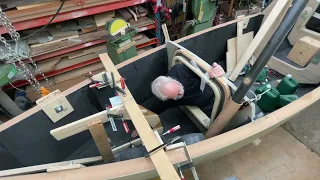 G 11 epoxy laminate. To order I made a CB first mock up. Doing so I got a new Idea for the lines.