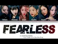 LE SSERAFIM - FEARLESS Color Coded Eng