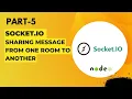 SocketIO sharing message from one room to another - NODEJS