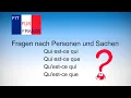 Fragen nach Personen und Sachen: Qui est-ce qui, Qu'est-ce qui etc. - einfach erklärt