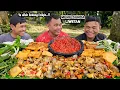 MENU BIKIN GEMBUL ! MUKBANG NASI LIWET + TUMIS JANTUNG PISANG + TAHU TEMPE + SAMBAL TERASI