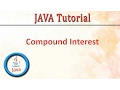 Java Compound Interest Program