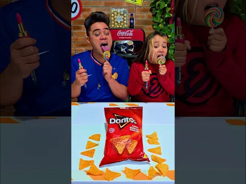 DORITOS, PIRULITO E BATOM !!! #shorts #shortvideo
