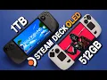 Steam Deck OLED Deep Dive - 1TB vs 512GB Anti-Glare Glossy Screen