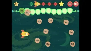 Blast off numerical order math game level complete