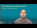 Formatting Your Dissertation