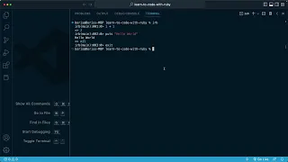 Learn to Code with Ruby V2 - 01
