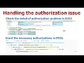 SAP Handling the Authorization Problem Transaction SU53 PFCG