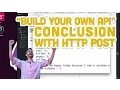 8 7 Build Your Own API Conclusion with HTTP POST - Programming with Text