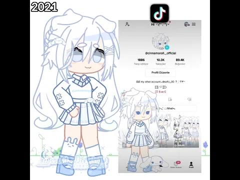 • 2021 - 2026 • evolution of my oc 👀 - #trending  #gacha #animation #edit #cinnamoroll #mitsuki