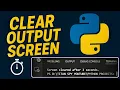 How to Clear Output Screen in Python Quick Tutorial Python Project Titan Spy