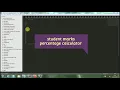 Create student marks percentage calculator in JavaScript tutorial 3