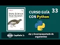 33 Capitulo 2 zip y desempaquetado de argumentos Ciencia de datos desde cero con Python