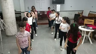 لعبه جديده لمدارس الاحد مع فريق قربنا ليك 