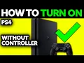 How To Turn ON PS4 Without Controller 2025 - Step by Step
