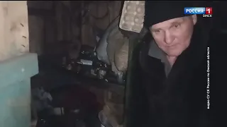 Появилось видео с проверки показаний обвиняемого в убийстве пенсионера в Большереченском районе