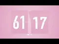 90 Minute Countdown Timer 🌸 Flip Clock with Simple Beeps 🔔