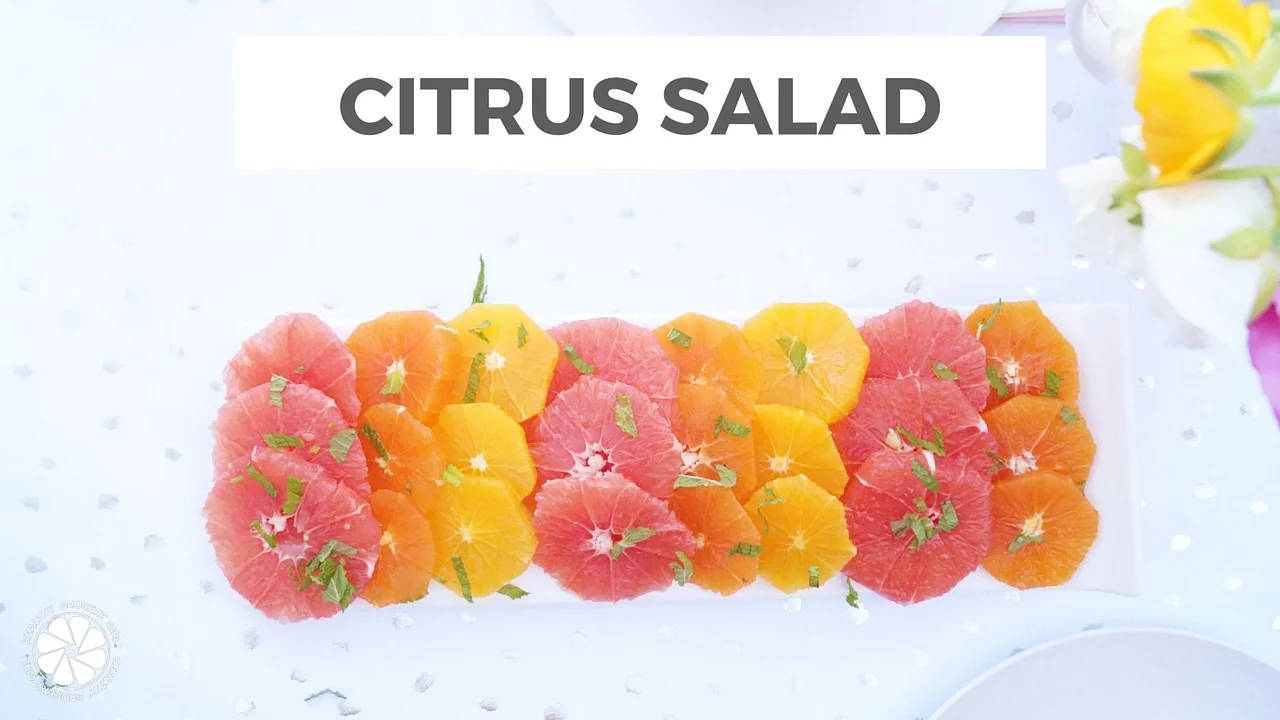 Citrus Salad For Mother
