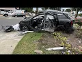 Station Response Scene footage of Auto Accident with Confirmed pin - HICKSVILLE NY